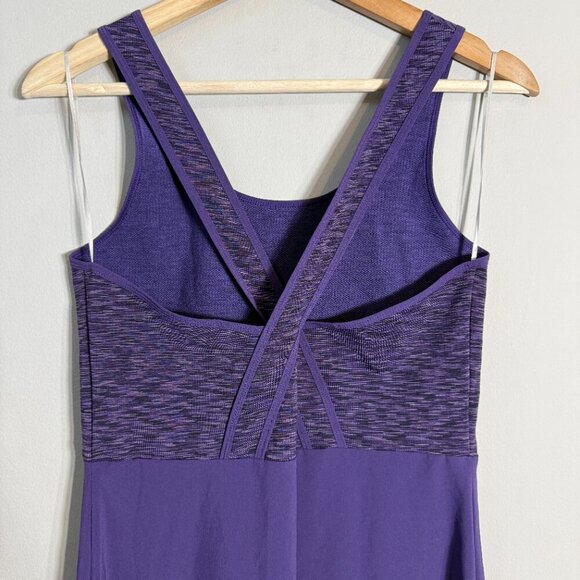 SmartWool Willow Lake Mini Dress Womens Small Purple Criss Cross Sleeveless NWOT - Picture 10 of 15